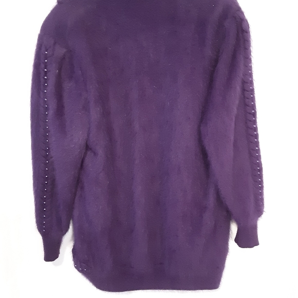 Christian Dior angora sweater plum - Picture 4 of 4
